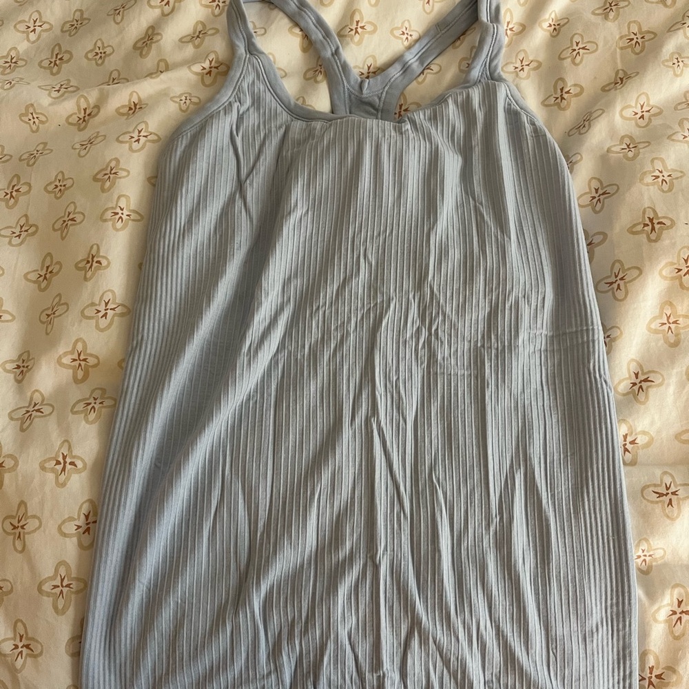 lululemon athletica Light Blue Tank Top